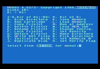 screenshot of MyDOS 4.53/3